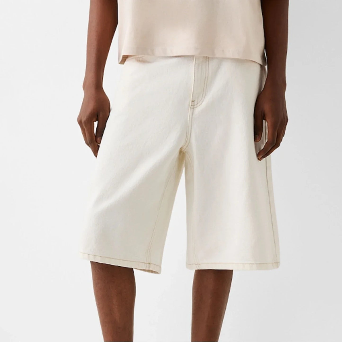 Zay Baggy Denim Jeans Shorts