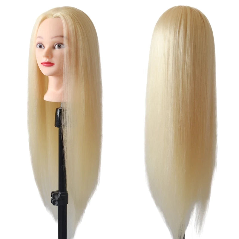 Synthetic Hair Mannequin Training Head
