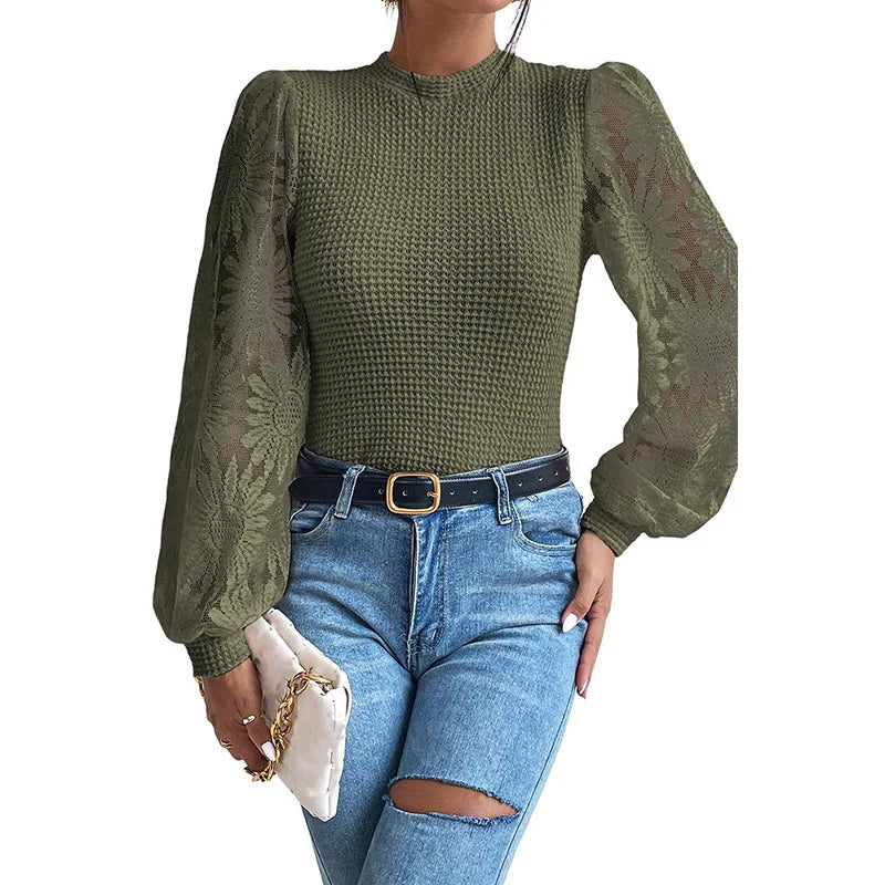 Isabella Lace Pullover Sweater