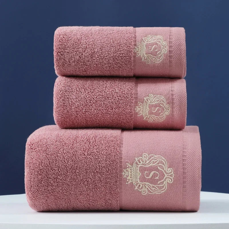 Luxury 3pcs Cotton Towel Set