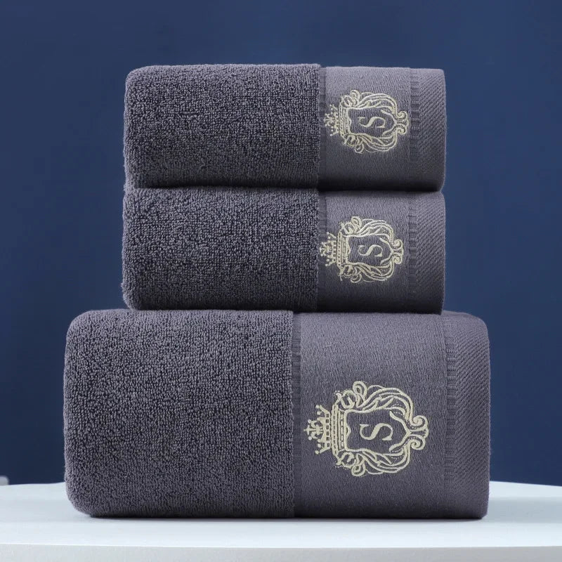 Luxury 3pcs Cotton Towel Set
