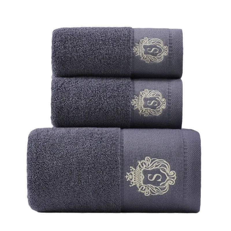 Luxury 3pcs Cotton Towel Set