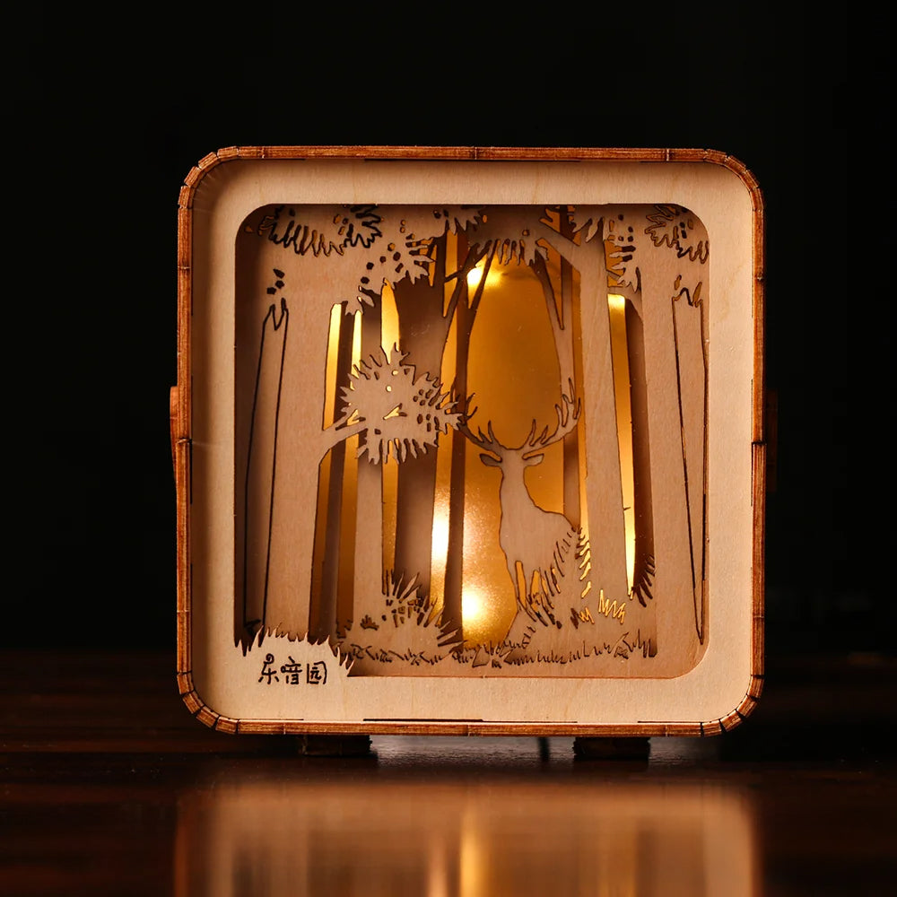 3D Wooden DIY Puzzle