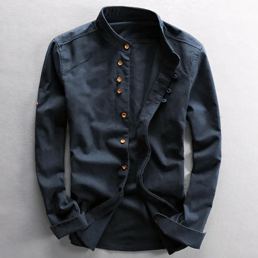 Shinjo Linen Cotton Harajuku-Style Shirt