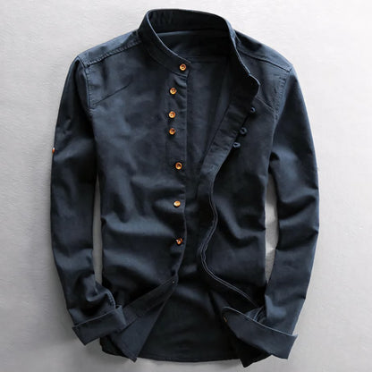 Shinjo Linen Cotton Harajuku-Style Shirt