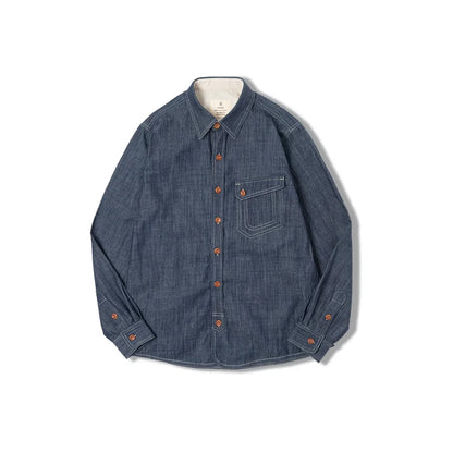 Vintage Denim Amekaji-Style Jacket