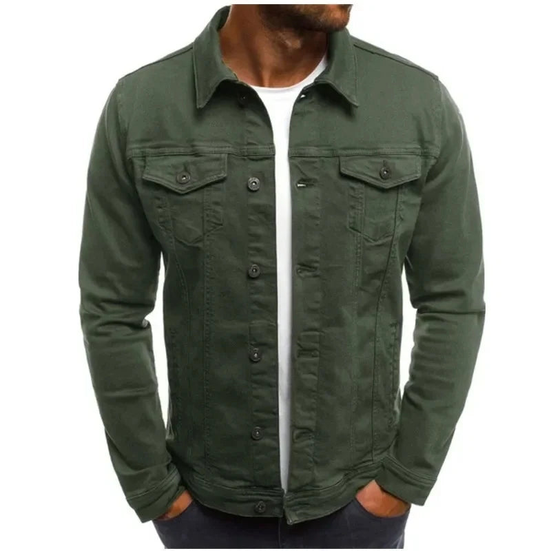 Gunner Trucker-Style Denim Jacket