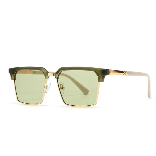 Retro-Style Square Gradient Sunglasses