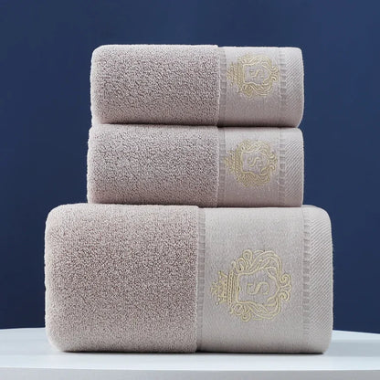 Luxury 3pcs Cotton Towel Set
