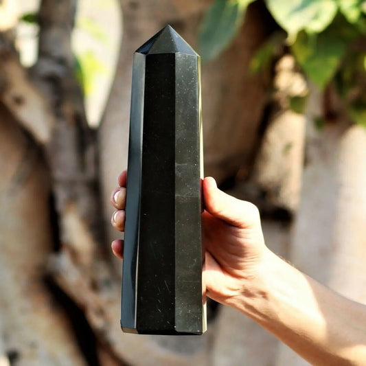 Natural Black Tourmaline Energy Crystal