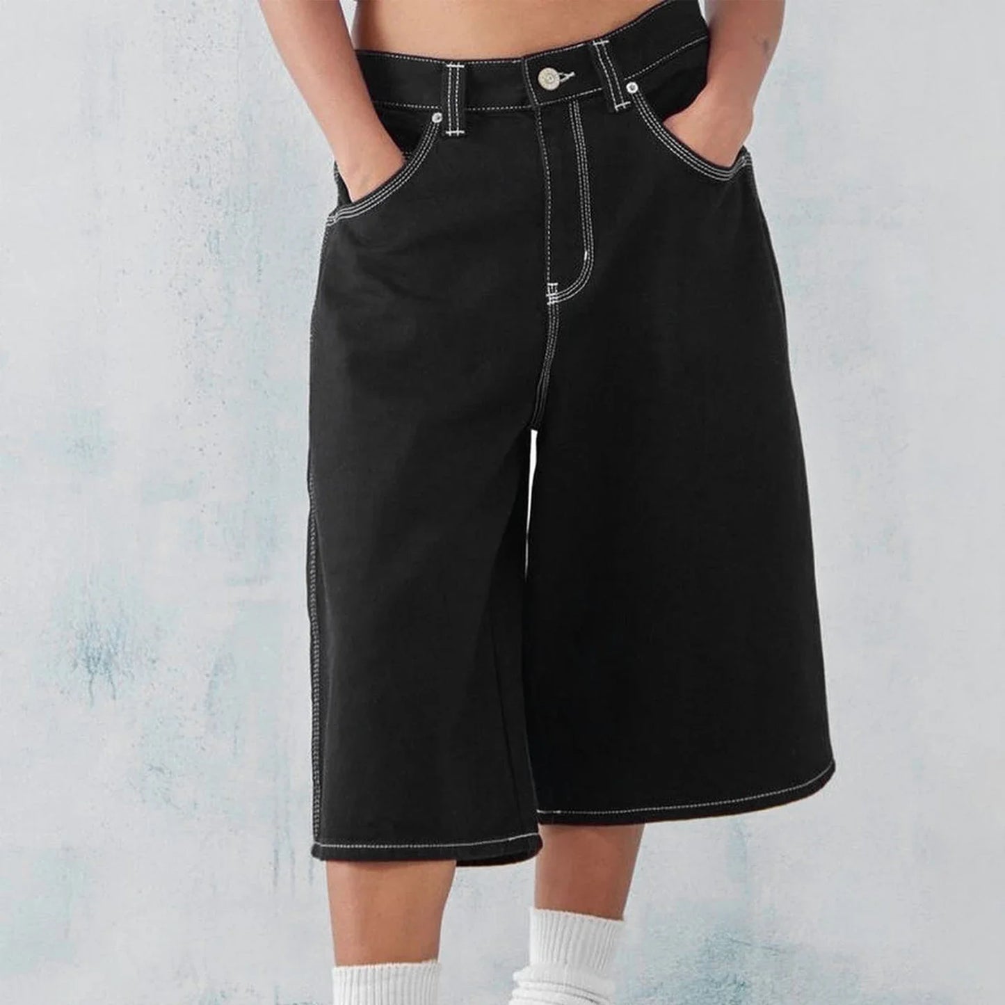 Zay Baggy Denim Jeans Shorts