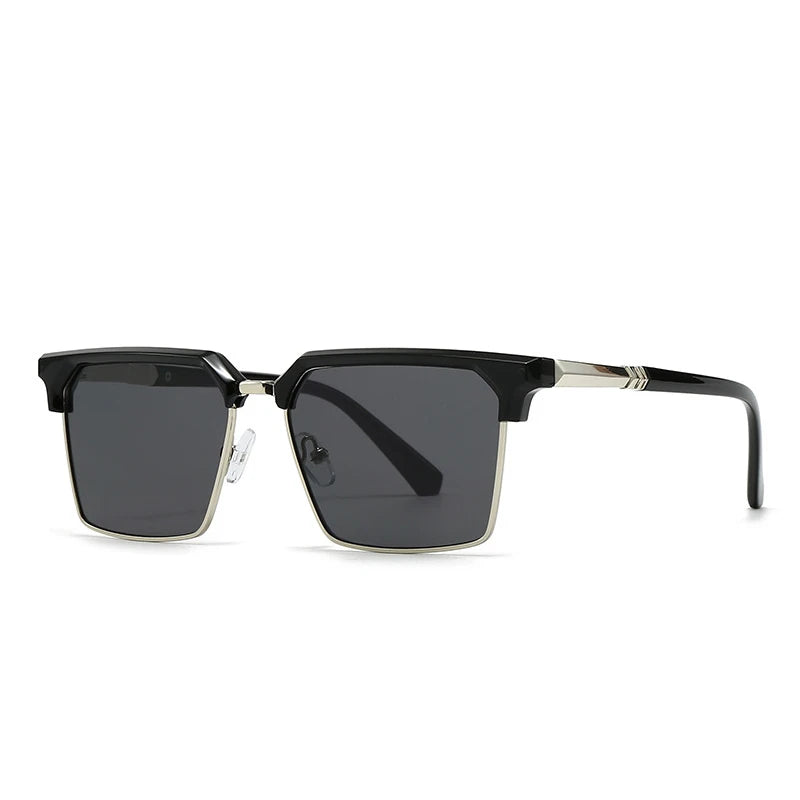 Retro-Style Square Gradient Sunglasses