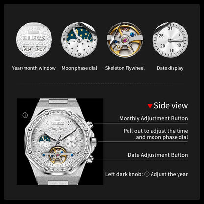 Tourbillon Moon Phase Automatic Watch