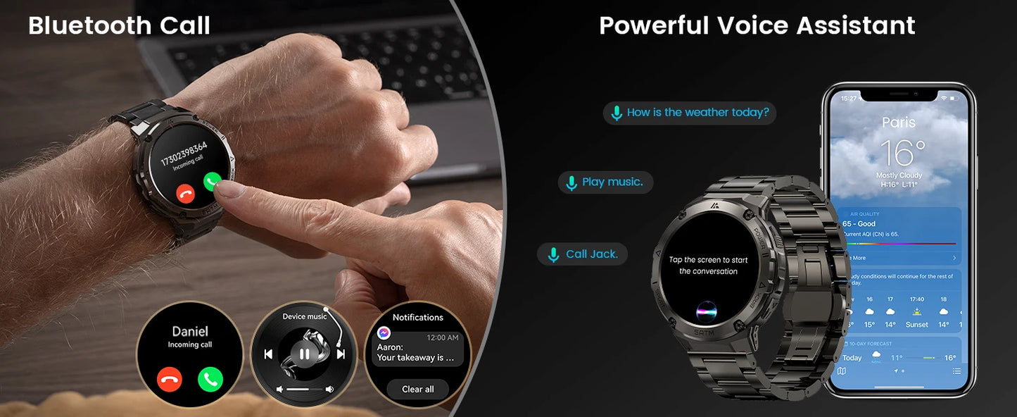 GPS SmartWatch 5ATM Bluetooth