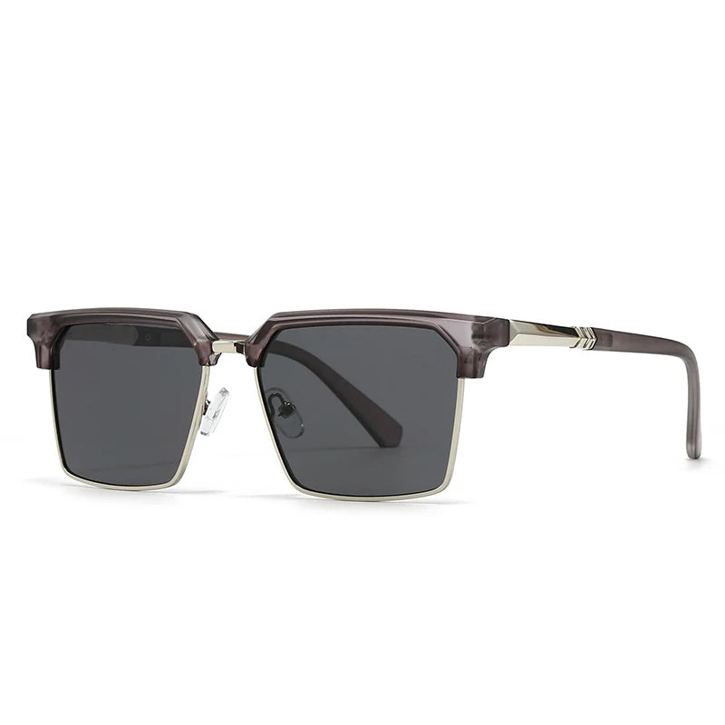 Retro-Style Square Gradient Sunglasses