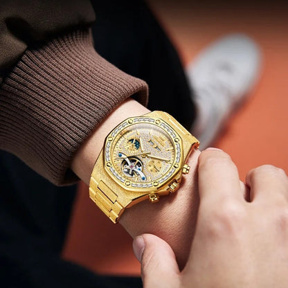 Tourbillon Moon Phase Automatic Watch