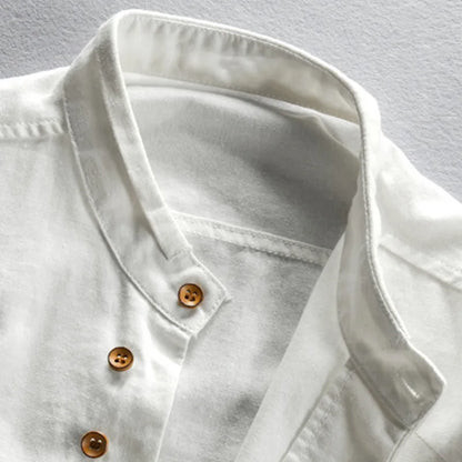 Shinjo Linen Cotton Harajuku-Style Shirt