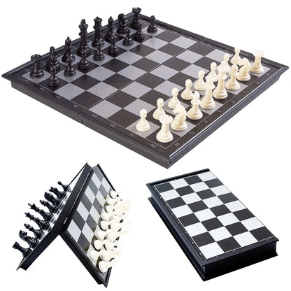 Portable Magnetic International Chess Game
