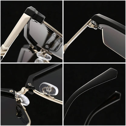 Retro-Style Square Gradient Sunglasses