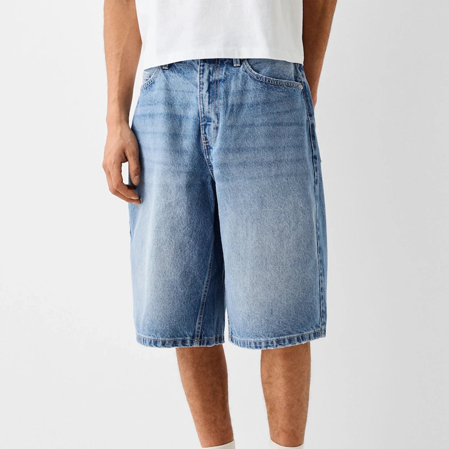 Zay Baggy Denim Jeans Shorts