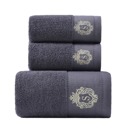 Luxury 3pcs Cotton Towel Set