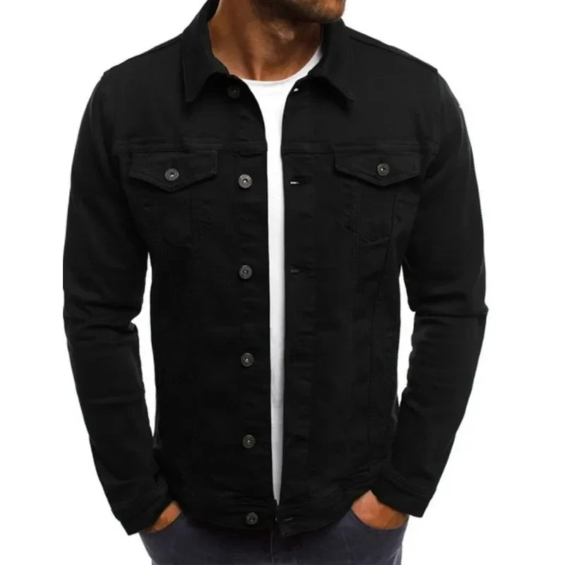 Gunner Trucker-Style Denim Jacket
