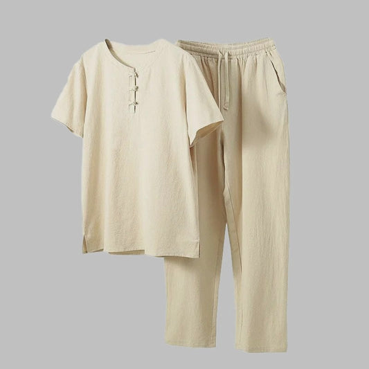 Silas Summer Casual Shirt Pants Set