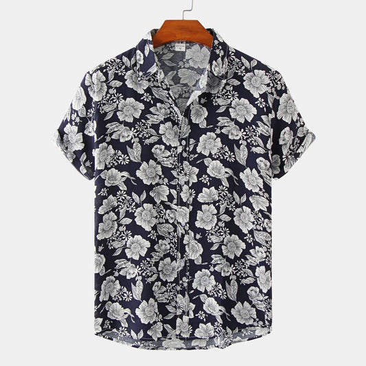 Floral Summer Leisure Short Sleeve Shirt