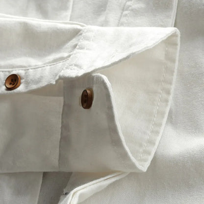 Shinjo Linen Cotton Harajuku-Style Shirt