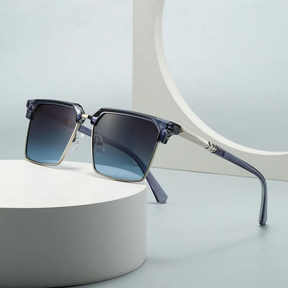 Retro-Style Square Gradient Sunglasses