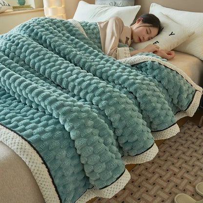 Super Warm Plush Throw Blanket Comforter