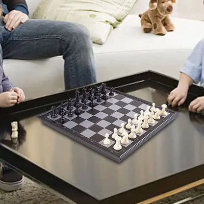 Portable Magnetic International Chess Game